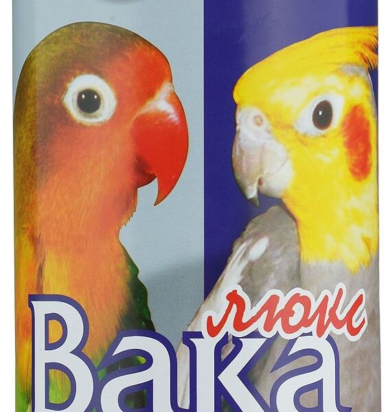 ВАКА Люкс корм для средних попугаев Злаковое ассорти