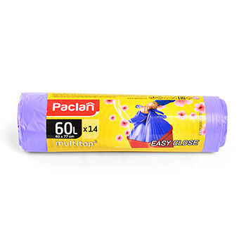 Мешки для мусора с ушками Paclan Multitop Aroma 60 л 14 шт