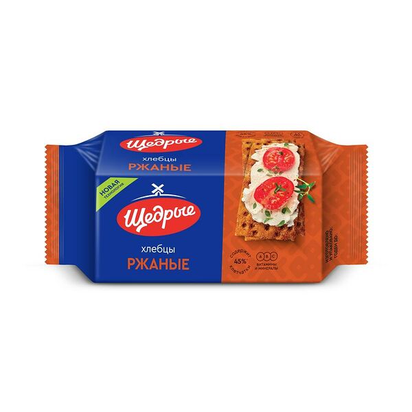 Хлебцы Щедрые 100г ржаные