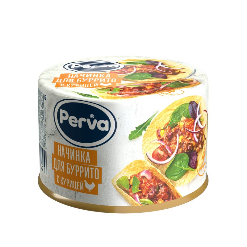 

Начинка для буррито Perva с курицей 180 г