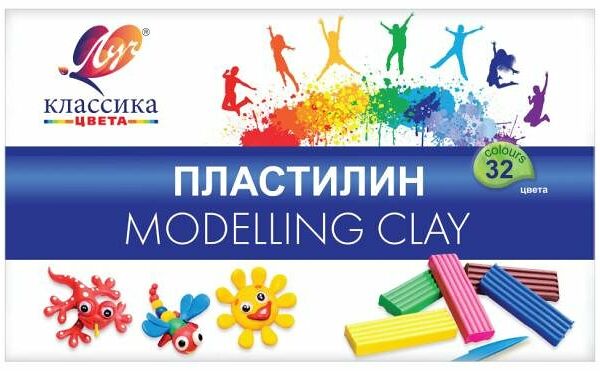 Пластилин Луч Классика, 32 цвета