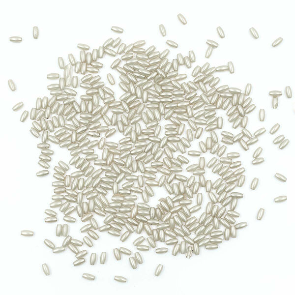 4AR293/294 Бусины жемчуг, пластик 3*6мм, 15гр/упак, Astra&Craft(J553 натуральный)