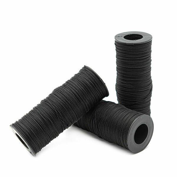 Нитки обувные 100м (черный) шт