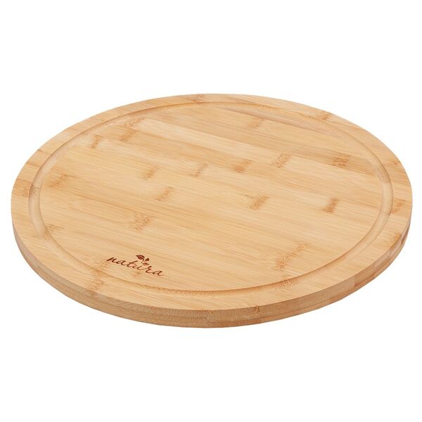Доска разделочная Atmosphere Natura, 33 см, круглая, бамбук