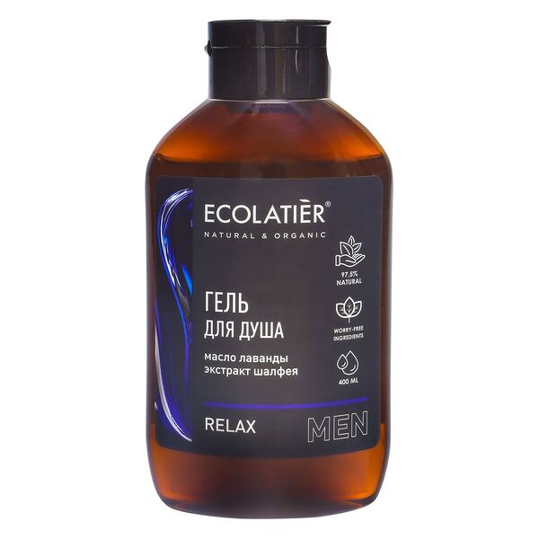 Гель д/душа ECOLATIER Relax, муж, 400мл