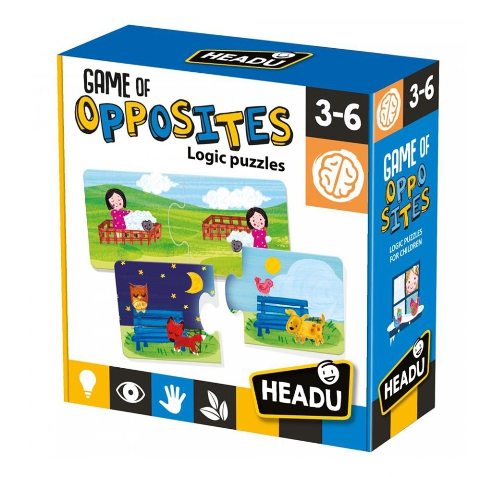 

Игра настольная «Игра в противоположности» с 3 лет, Headu, Италия