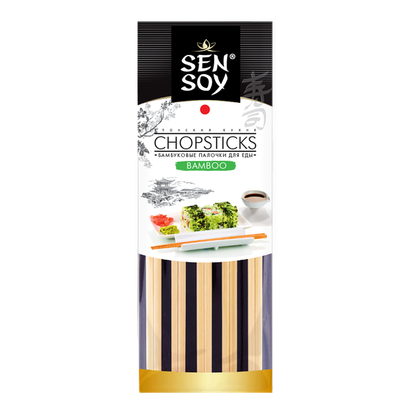 Сэнсой Премиум Бамбуковые палочки для еды (пакет-5пар)