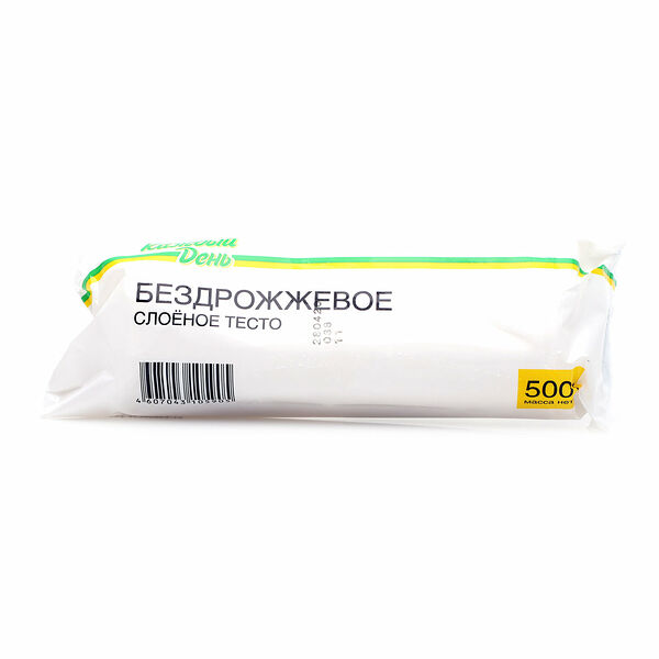 Слоеное тесто Каждый день бездрожжевое