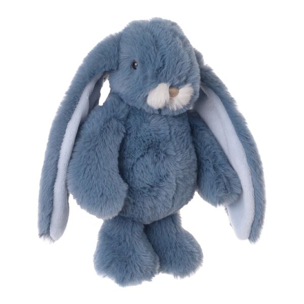 Игрушка мягкая «Кролик Junior Kanini» синий, Bukowski, 22 см, Швеция