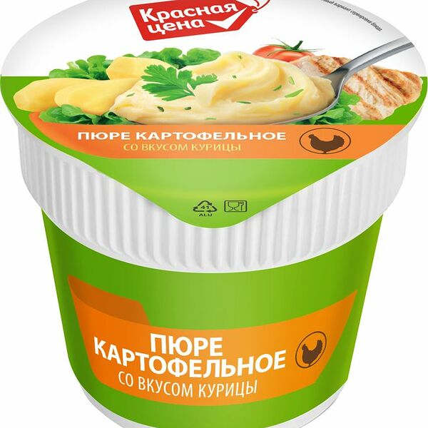 Пюре Красная Цена картофельное сухое со вкусом Курицы 40г