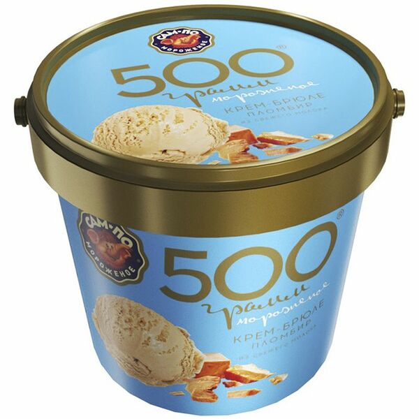 Мороженое Сам-По Пломбира пломбир крем-брюле БЗМЖ 500 г