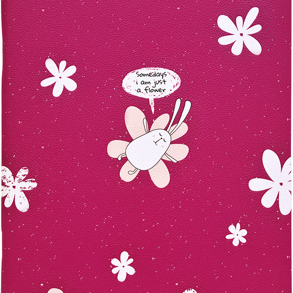 Тетрадь общая Bunny Цветы А5 48 листов в клетку ТМ BeSmart (БиСмарт)