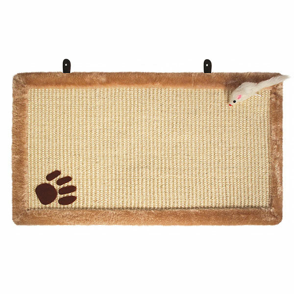 Triol 835NT Коврик-когтеточка с мышкой 35,5 х 55,5 см.