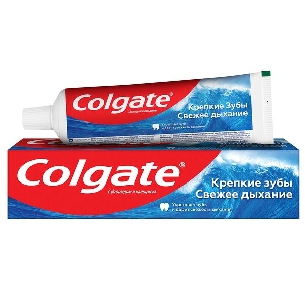 Паста зубная COLGATE Strong Teeth Fresh Breath Super Fresh, 100 мл
