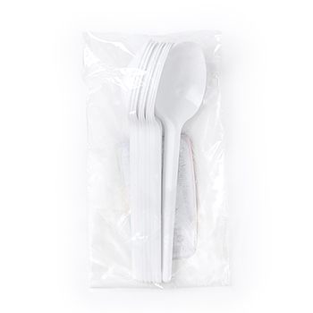 

Ложка столовая МИСТЕРИЯ белая пластик 12шт., Россия