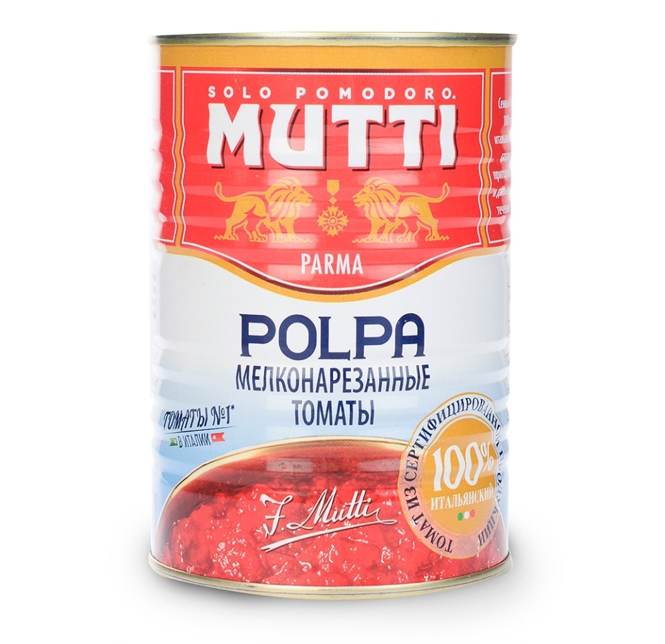 

Томаты Mutti Polpa консервированные мелконарезанные 400 г