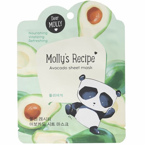 Тканевая маска Рецепты Молли Авокадо