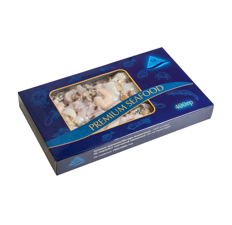 

Морской коктейль Seafood Line Premium мороженный 400 г