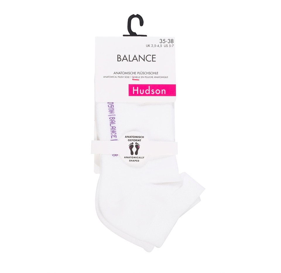 

Носки женские Hudson Balance белые, размер 35-38
