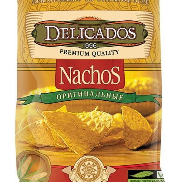 Чипсы кукурузные Delicados Nachos Оригинальные