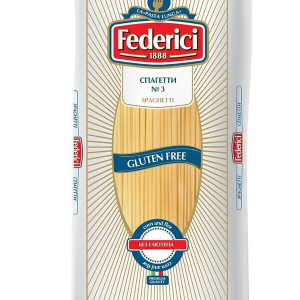 Макаронные изделия Спагетти №3 Federici без глютена