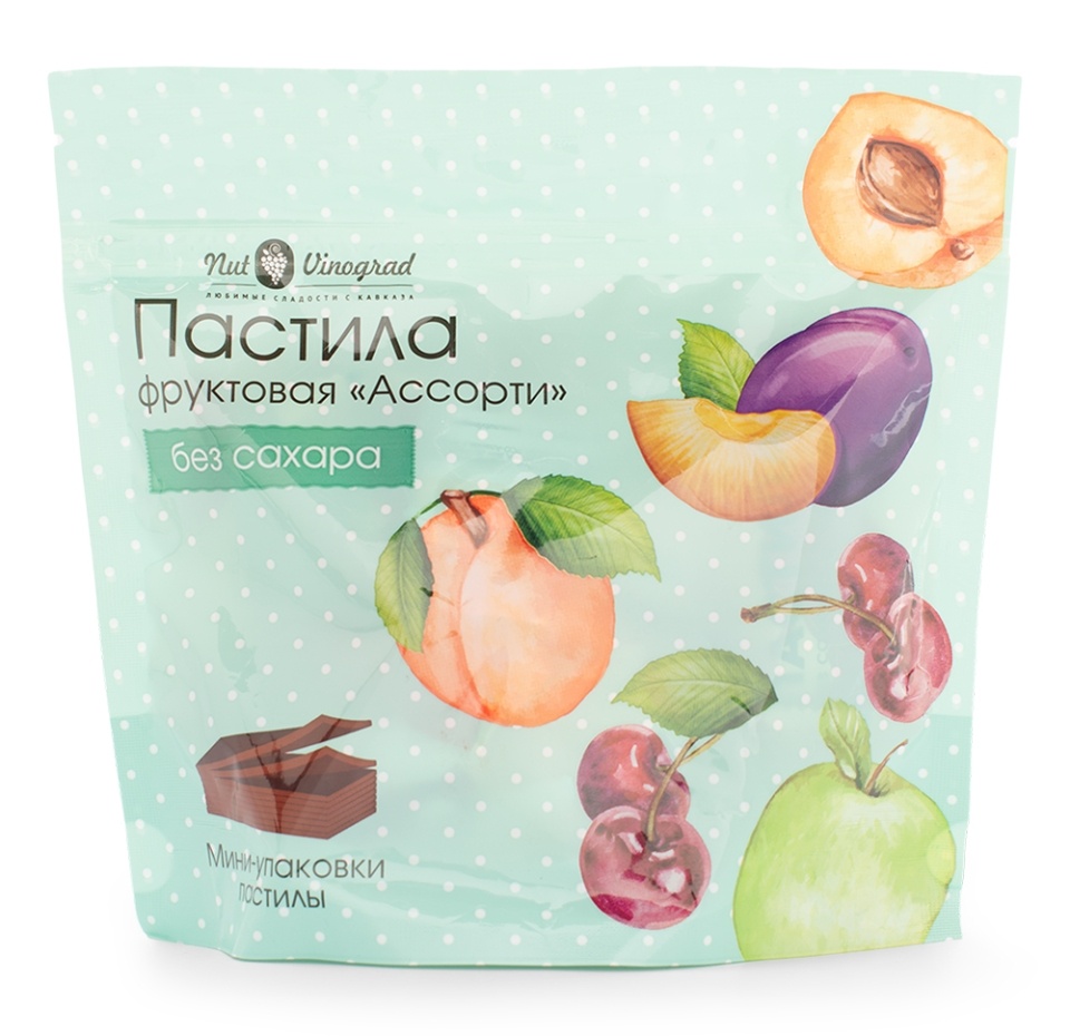 

Пастила Nut Vinograd Яблоко, абрикос, вишня, слива без сахара 200 г