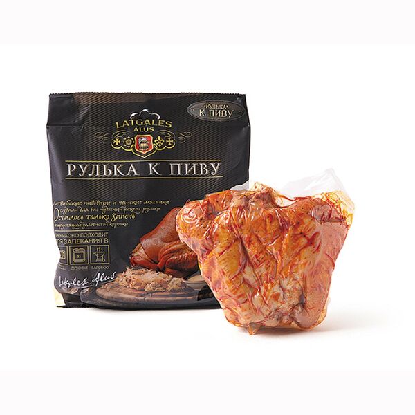 Прод мясн вар из свинины Рулька к пиву вес в/у Велес-Мит