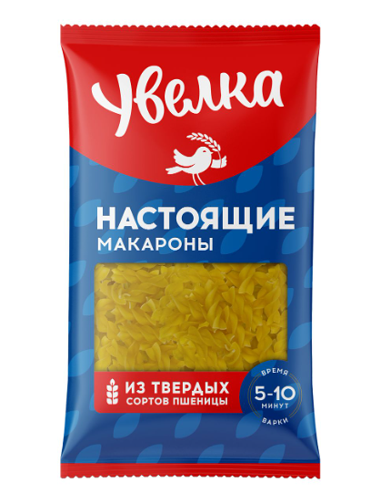 Макароны Увелка Спираль из твердых сортов пшеницы