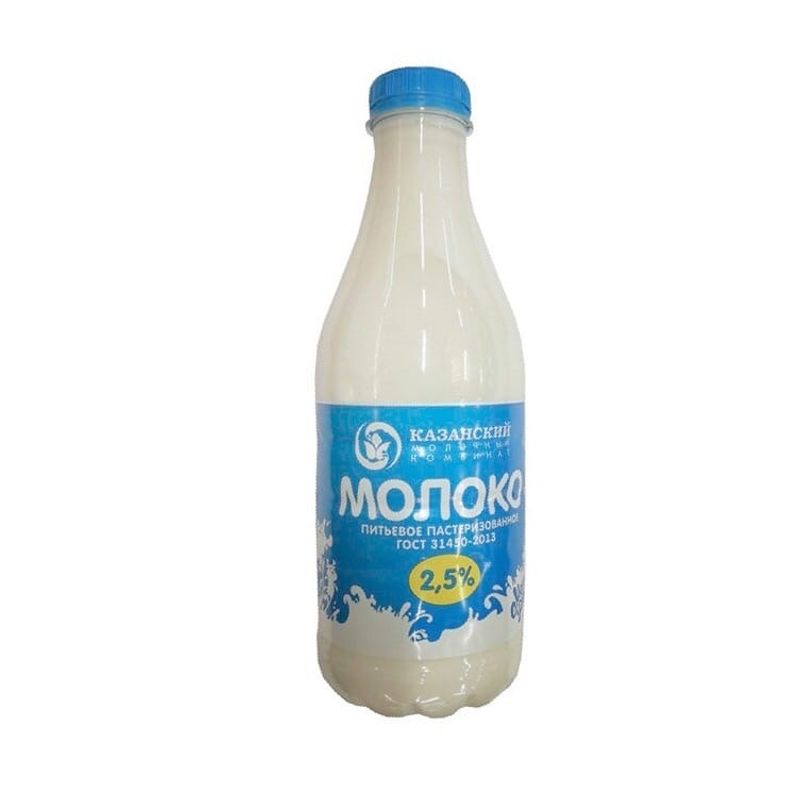

Молоко Молочная речка 2.5% 930 мл