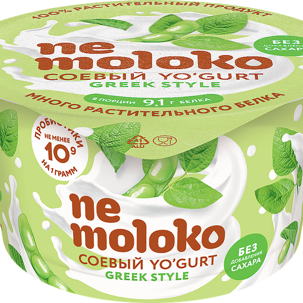 Продукт соевый NEMOLOKO Yo'gurt Greek Style