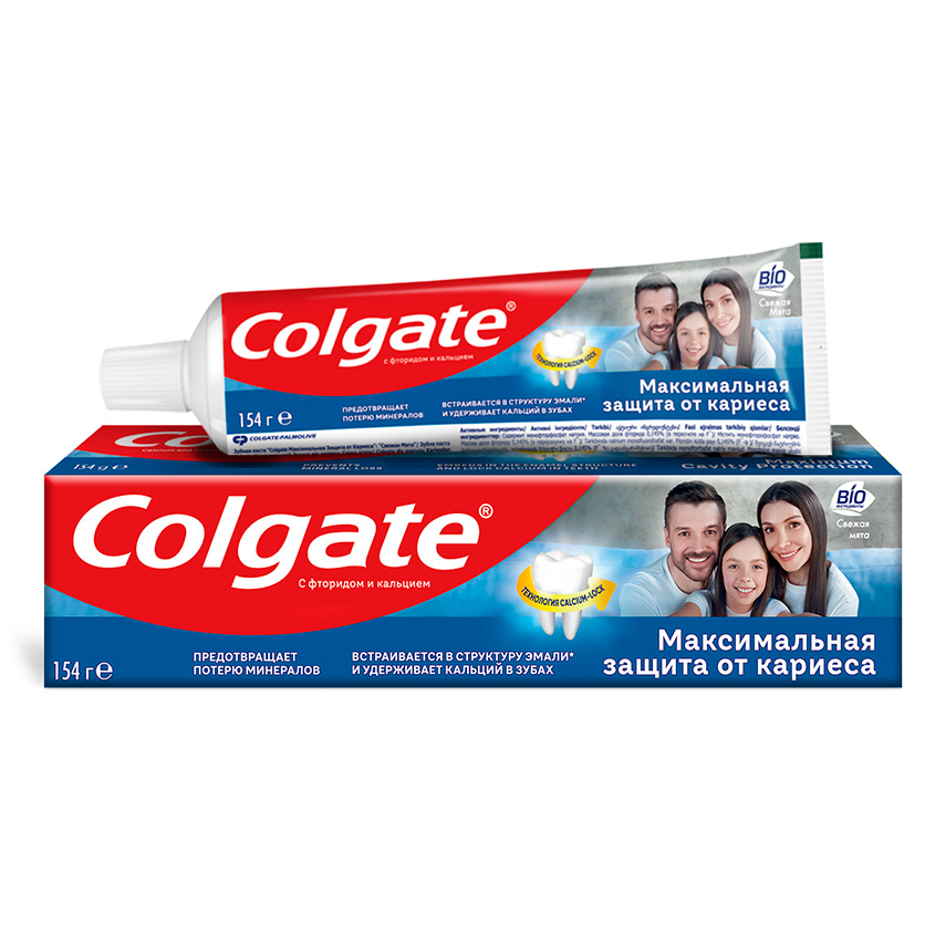 

Зубная паста Colgate Максимальная защита от кариеса Свежая мята 100 мл