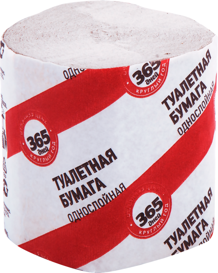 

Бумага туалетная 365 дней 1 слой, без втулки
