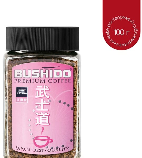 Кофе растворимый Bushido Light Katana 100г