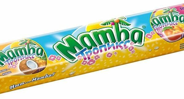 Жевательные конфеты Mamba Тропикс