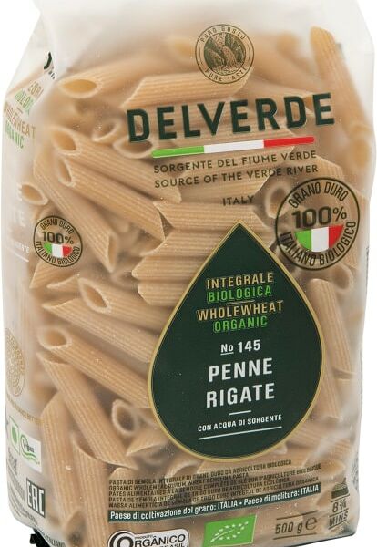 Макароны Delverde Penne Rigate Biologica №145 500г