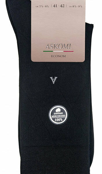 Носки мужские АМ-3300 черные р.27 ТМ ASKOMI (Аскоми)
