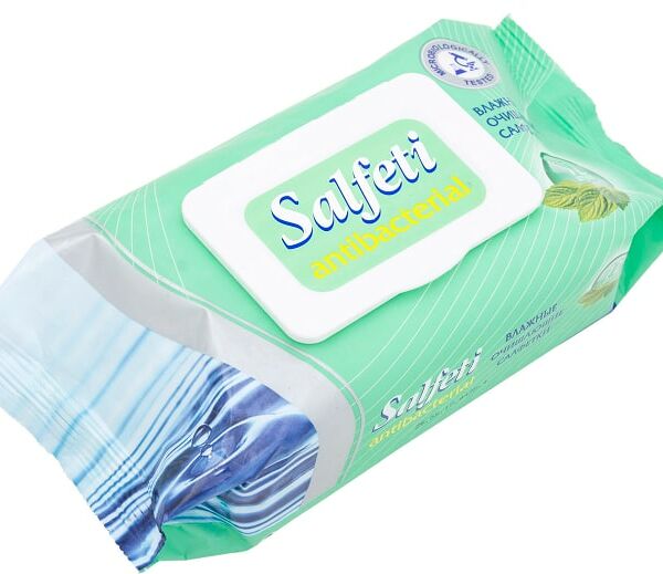 Салфетки влажные Salfeti антибактериальные 72шт