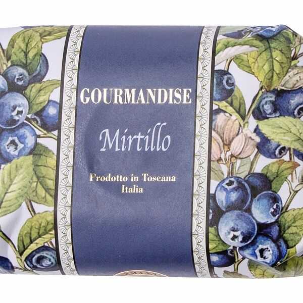 GOURMANDISE Мыло натуральное парфюмированное Черника, 200 г