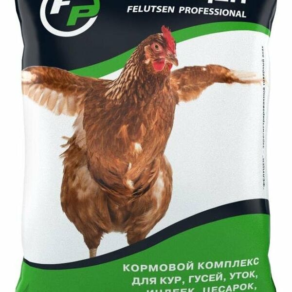 Комплекс кормовой для сельскохозяйственной птицы Фелуцен П2, 1 кг