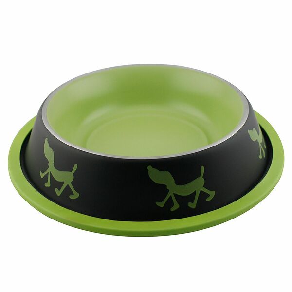 Миска для животных FOXIE Uni-Tinge Non Skid Bowl металлическая