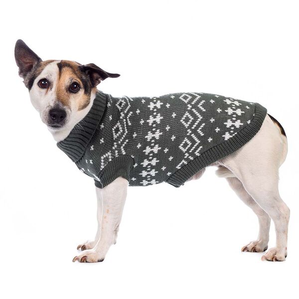 Свитер для собак 55м 4XL серый (унисекс)