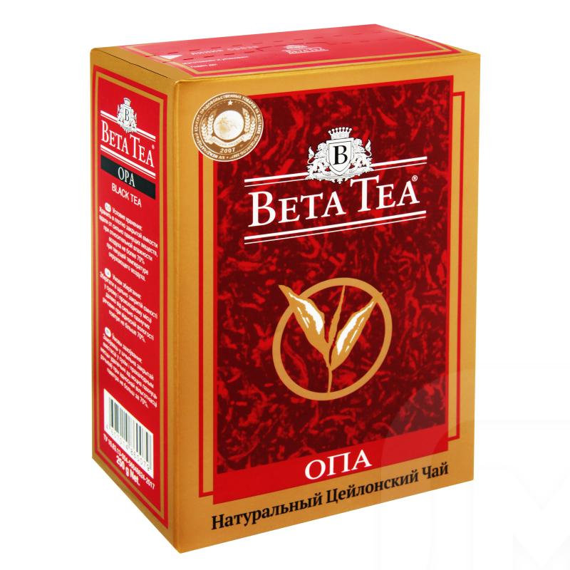

Чай черный Beta Tea байховый крупнолистовой