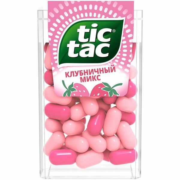 Драже Tic Tac Клубничный Микс, 16г