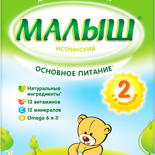 Смесь сухая молочная Малыш Истринский №2 с 6 месяцев