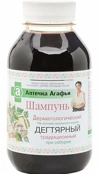 Шампунь Рецепты бабушки Агафьи Аптечка Агафьи Дерматологический Дегтярный традиционный