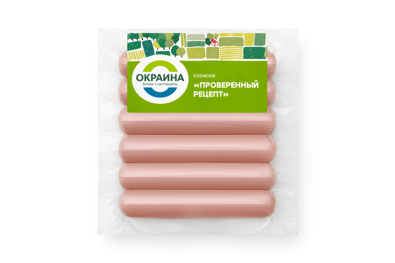 

Сосиски Окраина проверенный рецепт 420 г