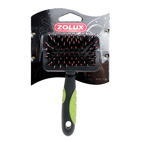 Zolux Щетка-пуходерка пластиковая средняя,M 15,3 x 10,5 см