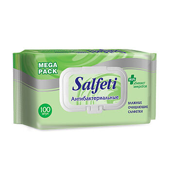 Салфети салфетки влажные антибактериальные №100