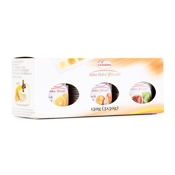 Набор из трех видов соусов для сыров, Lazzaris, 3х50 г, Италия
