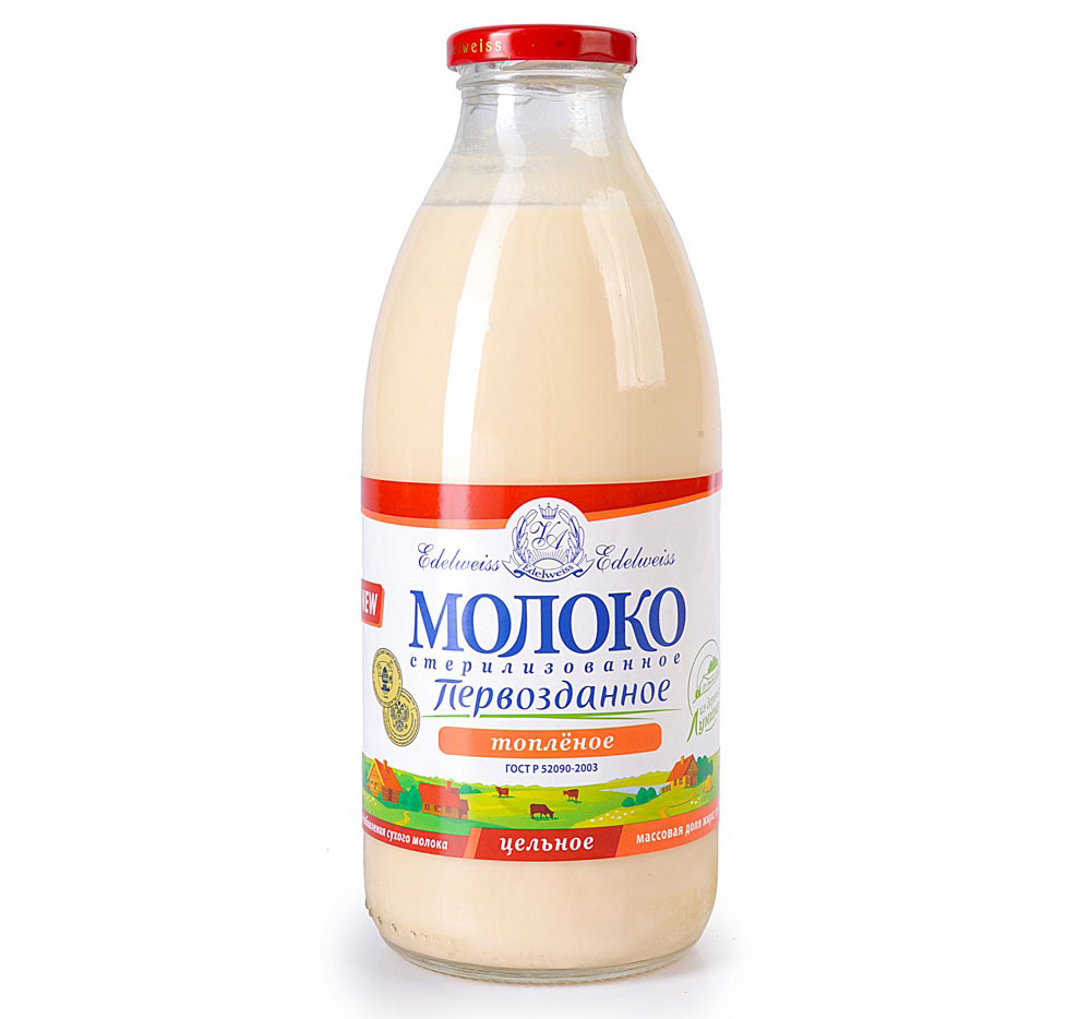

Молоко стерилизованное Первозданное топленое 750 мл
